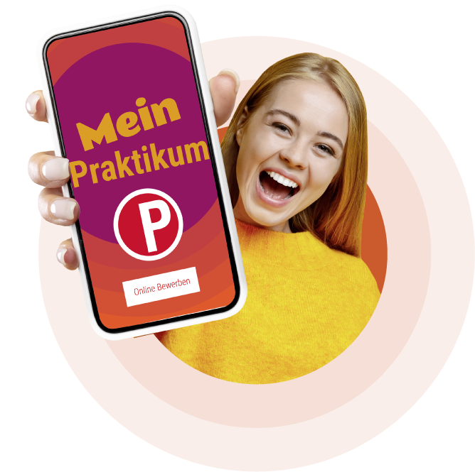 Schülerin hat sich online ein Praktikum bei Plückhahn in Stralsund angemeldet.